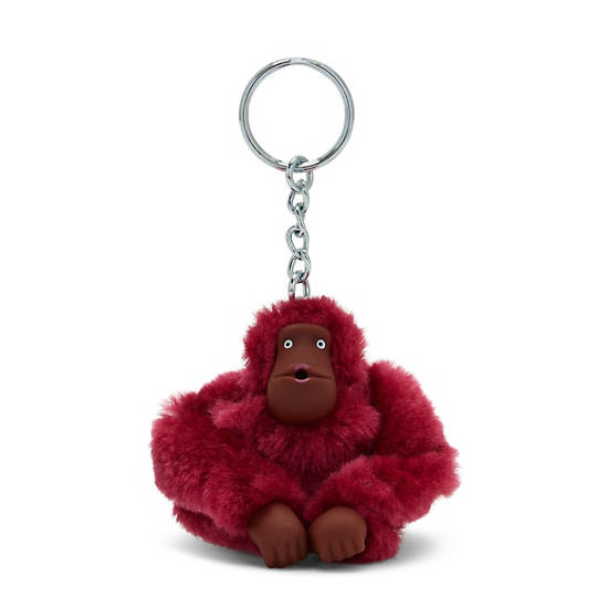 Kipling Sven Small Klassieke Sven Monkey Keychain Accessoires Rood | België 1208SG